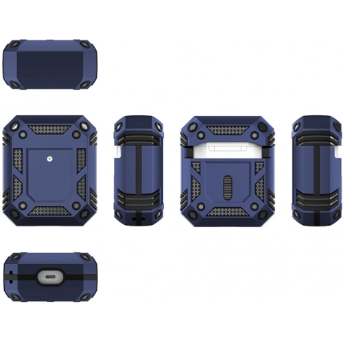 Apple AirPods Kılıf Zırh Korumalı Airbag Kılıf - Kırmızı