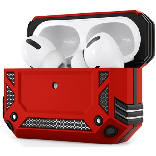 Apple AirPods Pro Kılıf Zırh Korumalı Airbag Kılıf - Gümüş