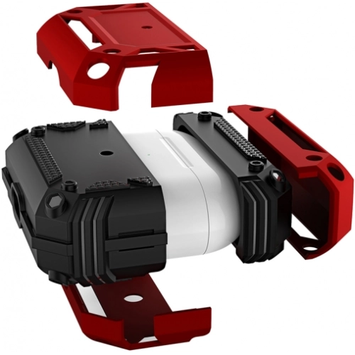 Apple AirPods Pro Kılıf Zırh Korumalı Airbag Kılıf - Gold