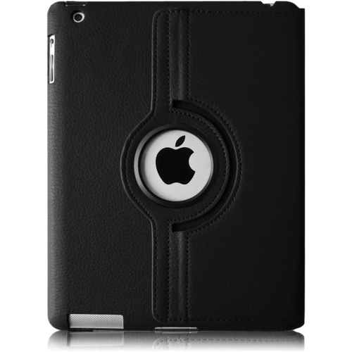 Apple iPad 2 Tablet Kılıfı 360 Derece Dönebilen Standlı Kapak - Kırmızı