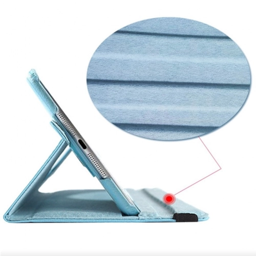 Apple iPad 5 Air 9.7 Tablet Kılıfı 360 Derece Dönebilen Standlı Kapak - Pembe