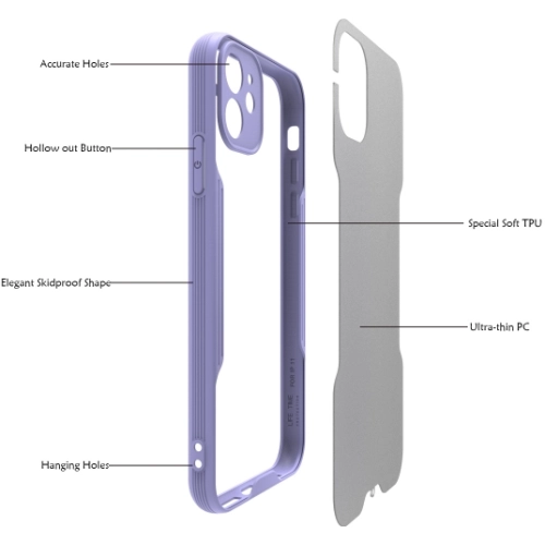 Apple iPhone 11 Kılıf Renkli Silikon Kamera Lens Korumalı Şeffaf Parfe Kapak - Yeşil