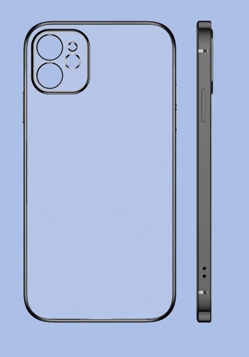 Apple iPhone 12 (6.1) Kılıf Renkli Mat Esnek Kamera Korumalı Silikon G-Box Kapak - Pembe