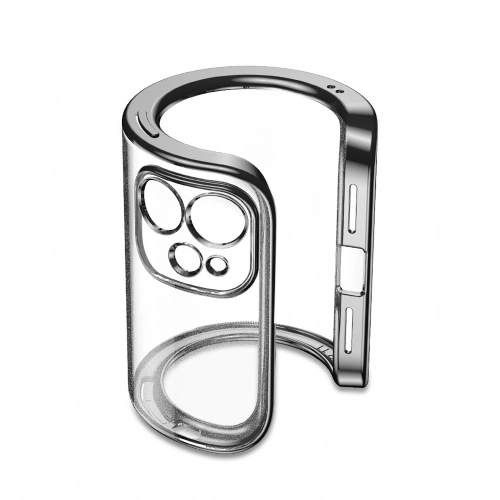 Apple iPhone 12 (6.1) Kılıf Renkli Mat Esnek Kamera Korumalı Silikon G-Box Kapak - Pembe