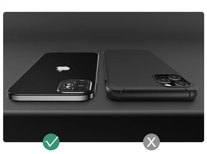 Apple iPhone 12 (6.1) Kılıf Renkli Mat Esnek Kamera Korumalı Silikon G-Box Kapak - Rose Gold