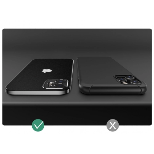 Apple iPhone 12 (6.1) Kılıf Renkli Mat Esnek Kamera Korumalı Silikon G-Box Kapak - Rose Gold