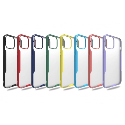 Apple iPhone 12 Mini (5.4) Kılıf Renkli Silikon Kamera Lens Korumalı Şeffaf Parfe Kapak - Pembe