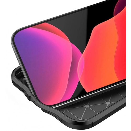 Apple iPhone 12 Pro (6.1) Kılıf Deri Görünümlü Lüks Parmak İzi Bırakmaz Niss Silikon Kapak - Lacivert