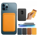 Apple iPhone 12 ve 13 Serisi Kartlık Cardsafe Mıknatıslı - Kahverengi
