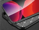 Apple iPhone 13 (6.1) Kılıf Deri Görünümlü Parmak İzi Bırakmaz Niss Silikon - Lacivert