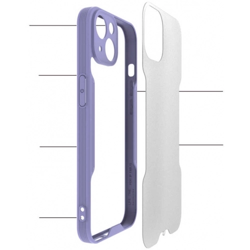 Apple iPhone 13 (6.1) Kılıf Renkli Silikon Kamera Lens Korumalı Şeffaf Parfe Kapak - Sarı