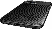 Apple iPhone 13 (6.1) Kılıf Karbon Serisi Mat Fiber Silikon Negro Kapak - Lacivert