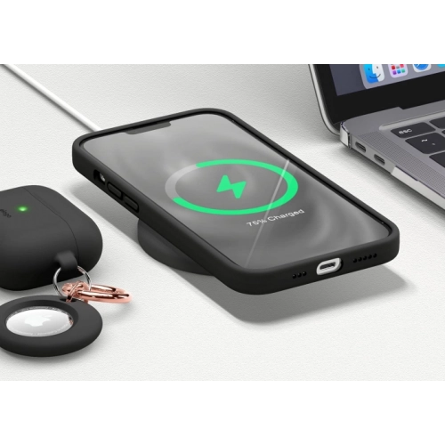 Apple iPhone 13 Pro (6.1) Kılıf İçi Kadife Mat Mara Lansman Silikon Kapak  - Lacivert