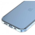 Apple iPhone 14 Plus (6.7) Kılıf Lux Korumalı Kenarları Silikon Arkası Sert Coss Kapak  - Şeffaf
