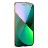 Apple iPhone 14 Pro (6.1) Kılıf Silikon Renkli Esnek Pixel Kapak - Yeşil