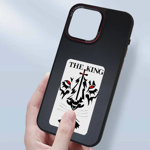 Apple iPhone 15 Pro (6.1) Kılıf Ekranı Kapak Arkasına Yansıtan Akıllı NFC Kapak - Siyah