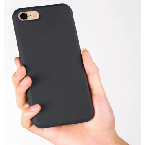 Apple iPhone 6 / 6s Kılıf Liquid Serisi İçi Kadife İnci Esnek Silikon Kapak - Lacivert