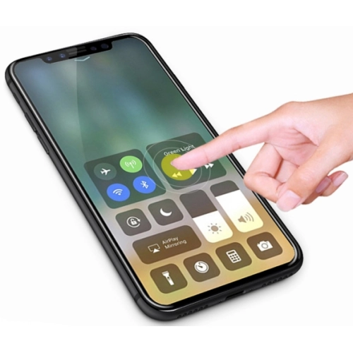 Apple iPhone 8 Plus Kırılmaz Cam Tam Kaplayan EKS Glass Ekran Koruyucu - Beyaz