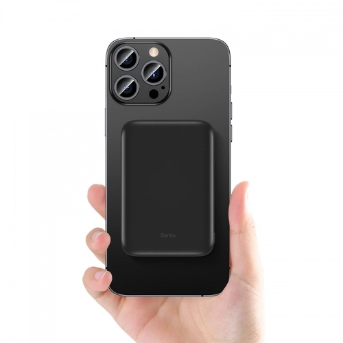 Benks Magsafe Magnetic Slim Powerbank 10000 mAh MP03 - Siyah