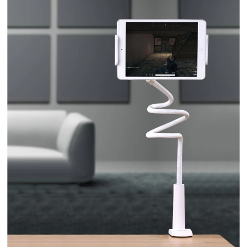 Ergonomik 360 Dönebilen Masa Tablet Telefon Tutucu - Siyah