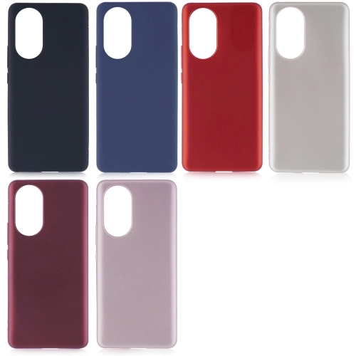 Honor 50 Kılıf İnce Soft Mat Renkli Esnek Silikon Kapak - Gold