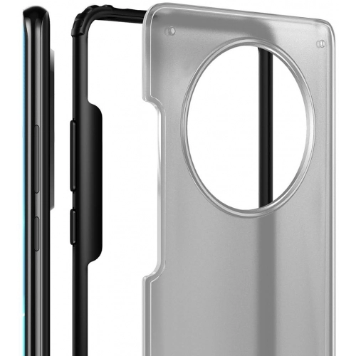 Huawei Mate 40 Pro Kılıf Volks Serisi Kenarları Silikon Arkası Şeffaf Sert Kapak - Kırmızı