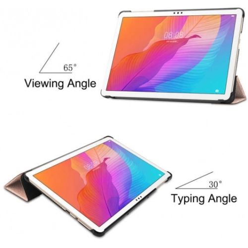 Huawei MatePad 10s Tablet Kılıfı Standlı Smart Cover Kapak - Lacivert