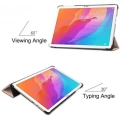 Huawei MatePad 10s Tablet Kılıfı Standlı Smart Cover Kapak - Rose Gold