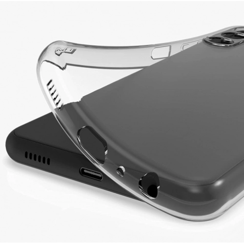 Xiaomi Poco F4 Kılıf Kamera Korumalı Esnek Silikon Kapak - Şeffaf