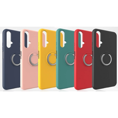 Huawei Nova 5T Kılıf Silikon İnce Mat Esnek Parmak İzi Bırakmayan Plex Kapak - Yeşil