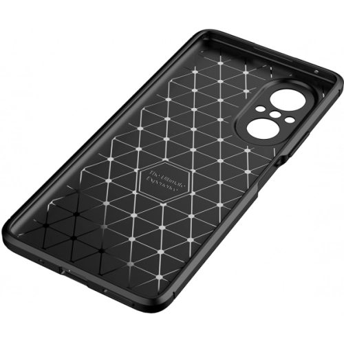 Huawei Nova 9 SE Kılıf Silikon Parmak İzi Bırakmayan Karbon Soft Negro Kapak - Lacivert