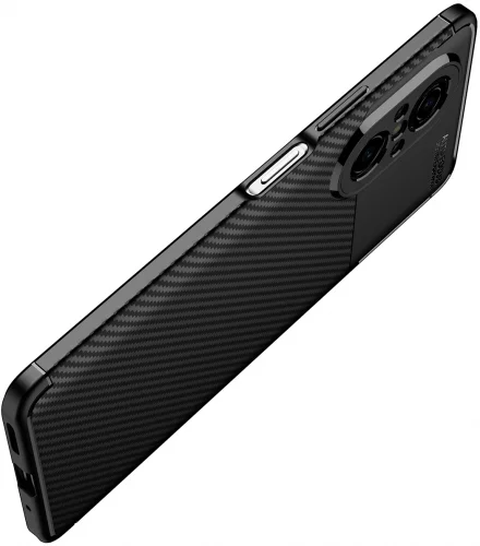 Huawei Nova 9 SE Kılıf Karbon Serisi Mat Fiber Silikon Negro Kapak - Lacivert