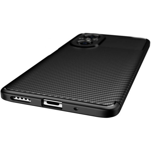 Huawei Nova 9 SE Kılıf Silikon Parmak İzi Bırakmayan Karbon Soft Negro Kapak - Lacivert