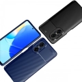 Huawei Nova 9 SE Kılıf Silikon Parmak İzi Bırakmayan Karbon Soft Negro Kapak - Lacivert