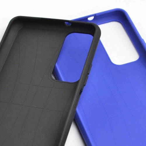 Huawei P Smart 2021 Kılıf Silikon Mat Esnek Kamera Korumalı Biye Kapak - Kırmızı