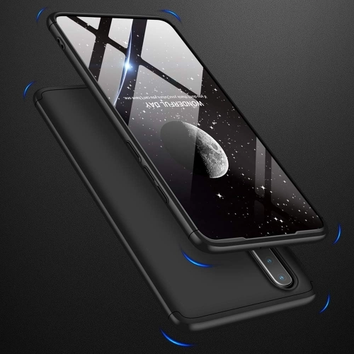 Huawei P30 Kılıf 3 Parçalı 360 Tam Korumalı Rubber AYS Kapak  - Kırmızı