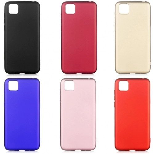 Huawei Y5p Kılıf İnce Soft Mat Renkli Esnek Silikon Kapak - Rose Gold