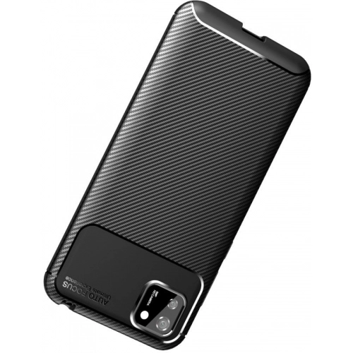 Huawei Y5p Kılıf Silikon Parmak İzi Bırakmayan Karbon Soft Negro Kapak - Lacivert