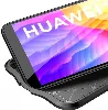 Huawei Y5p Kılıf Deri Görünümlü Parmak İzi Bırakmaz Niss Silikon - Lacivert