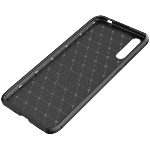 Huawei Y8p Kılıf Silikon Parmak İzi Bırakmayan Karbon Soft Negro Kapak - Lacivert