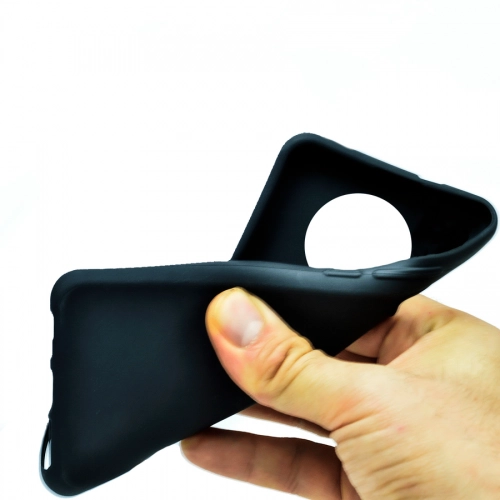 Infinix Note 7 Kılıf Silikon Mat Esnek Kamera Korumalı Biye Kapak - Kırmızı