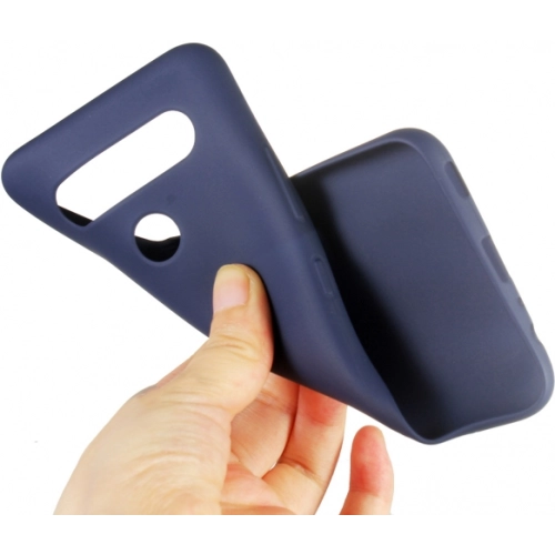 LG K61 Kılıf İnce Soft Mat Renkli Esnek Silikon Kapak - Rose Gold