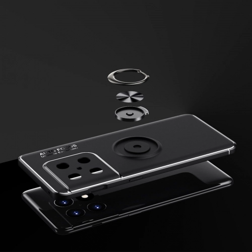 OnePlus 10 Pro Kılıf Renkli Silikon Yüzüklü Standlı Auto Focus Ravel Kapak - Mavi