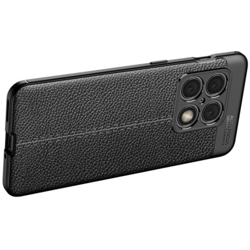 OnePlus 10 Pro Kılıf Deri Görünümlü Lüks Parmak İzi Bırakmaz Niss Silikon Kapak - Lacivert