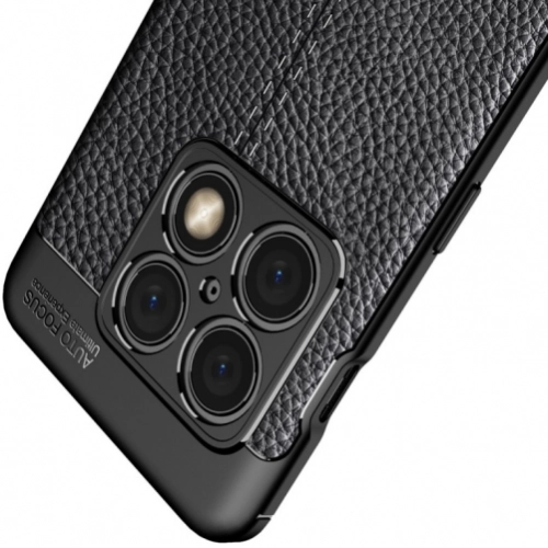 OnePlus 10 Pro Kılıf Deri Görünümlü Lüks Parmak İzi Bırakmaz Niss Silikon Kapak - Lacivert