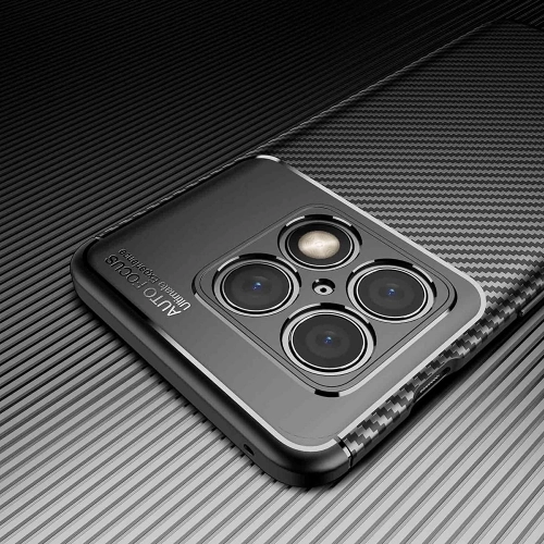 OnePlus 10 Pro Kılıf Silikon Parmak İzi Bırakmayan Karbon Soft Negro Kapak - Lacivert