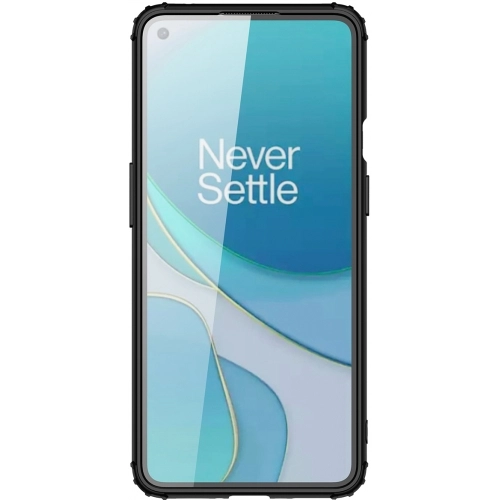 OnePlus 9 Kılıf Volks Serisi Kenarları Silikon Arkası Şeffaf Sert Kapak - Kırmızı