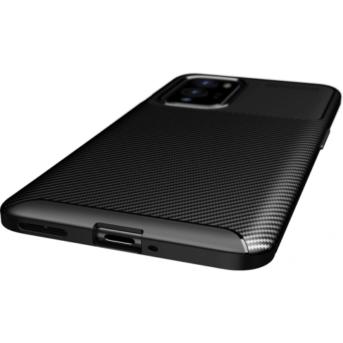 OnePlus 9 Pro Kılıf Silikon Parmak İzi Bırakmayan Karbon Soft Negro Kapak - Lacivert