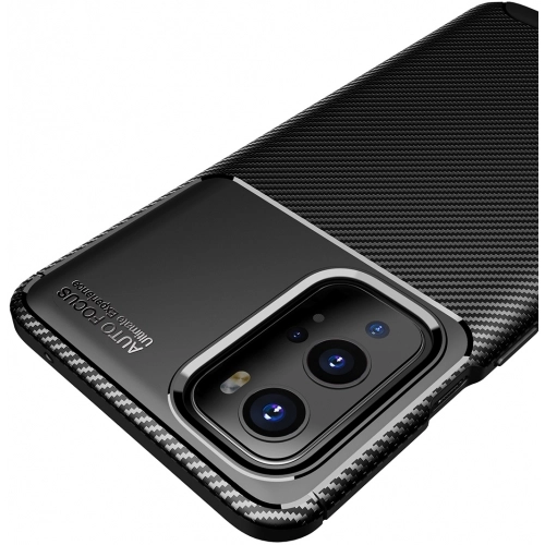OnePlus 9 Pro Kılıf Silikon Parmak İzi Bırakmayan Karbon Soft Negro Kapak - Lacivert