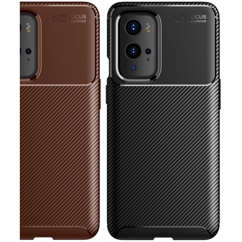 OnePlus 9 Pro Kılıf Silikon Parmak İzi Bırakmayan Karbon Soft Negro Kapak - Lacivert